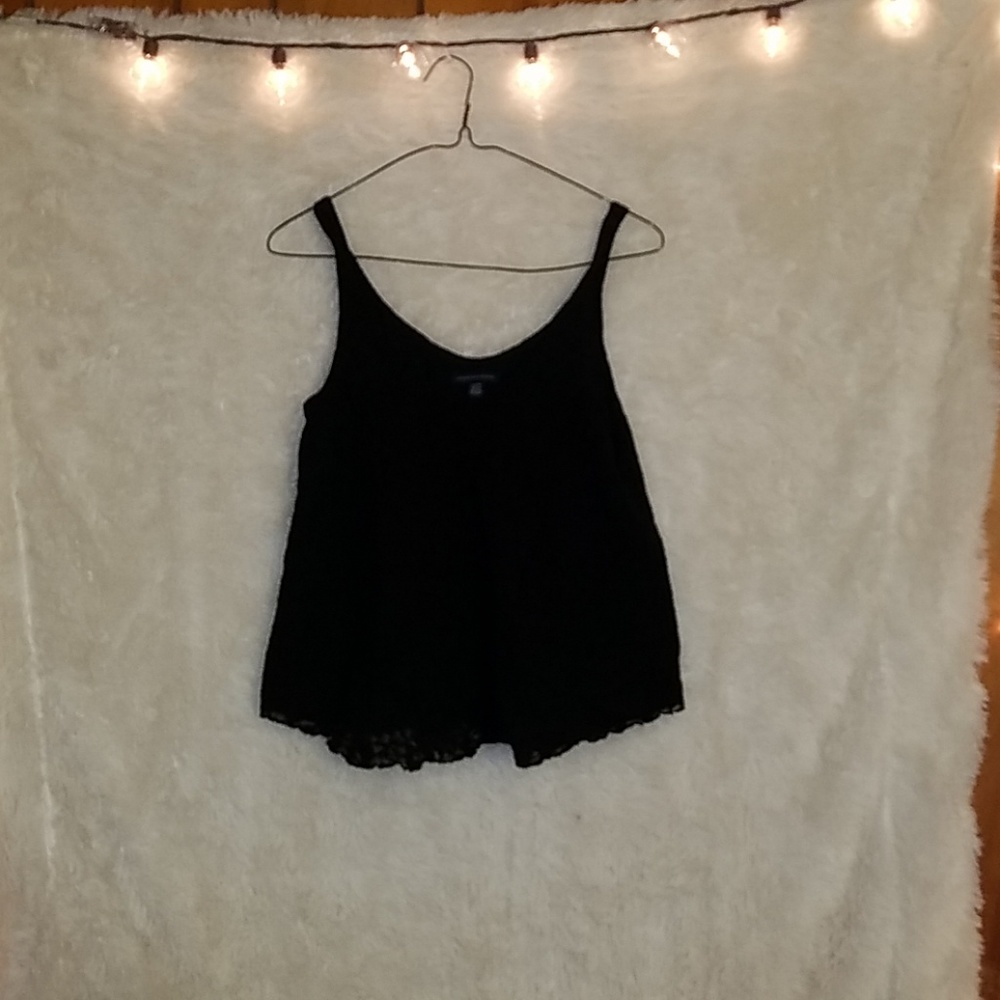 Black tank top